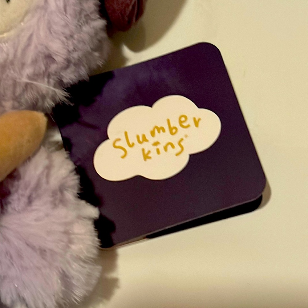 SLUMBER KINS PLUSH STUFFED ANIMAL OWL | LAVENDER WITCH | PURPLE HALLOWEEN TOY